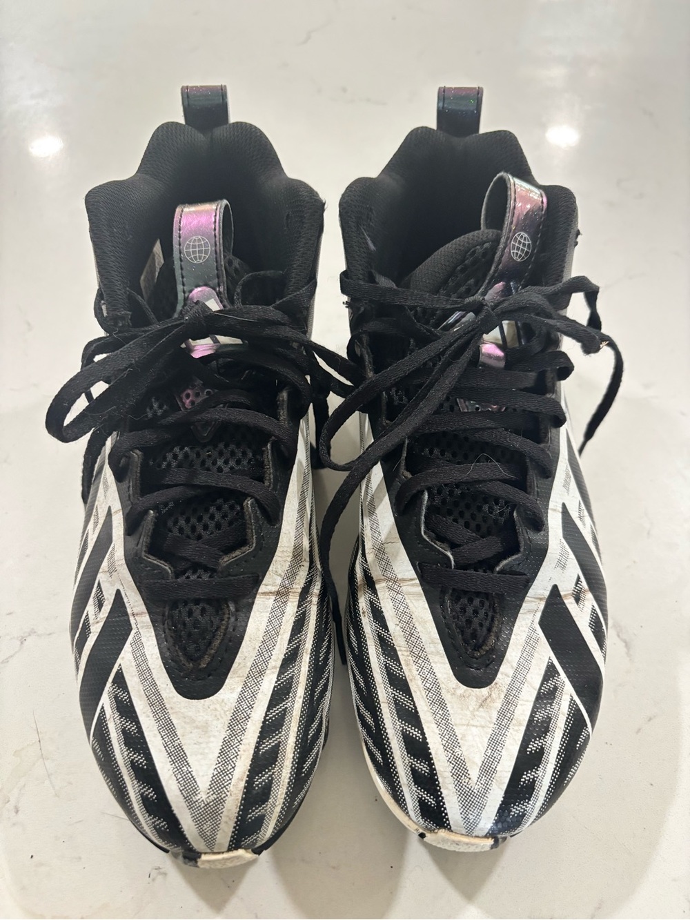 😍ADIDAS Football CLEATS Big Boys Size 7